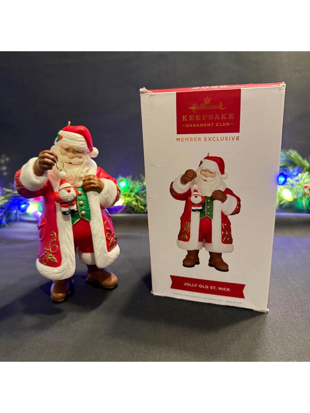 Jolly Old St. Nick Hallmark Keepsake Member Excluve Ornament